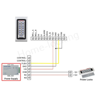 Home-Locking waterdichte metalen code clavier.DT-1140